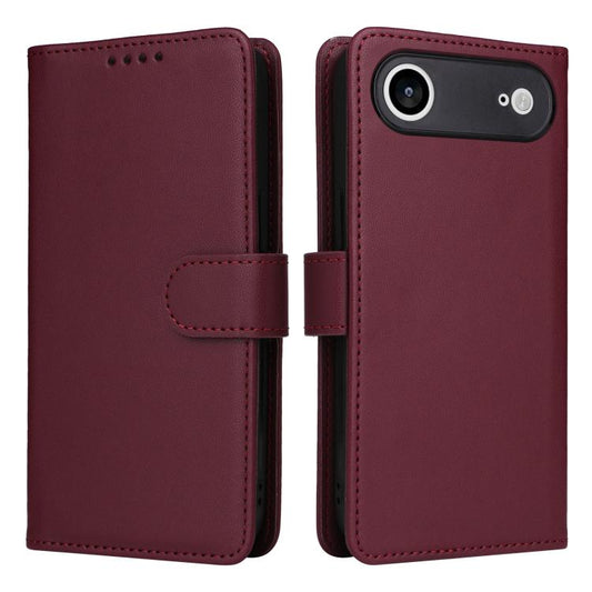 For iPhone Air BETOPNICE BN-005 2 in 1 Detachable Imitate Genuine Leather Phone Case(Wine Red) by BETOPNICE