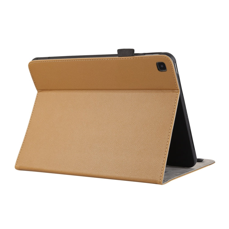 For Samsung Galaxy Tab A7 Lite Litchi Texture Leather Sucker Tablet Case(Brown) by bashfashion