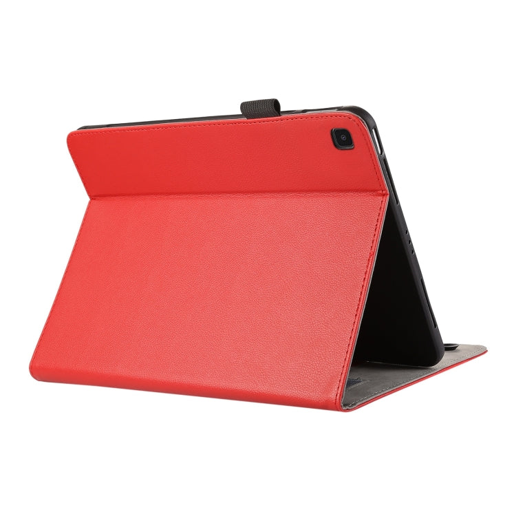 For Samsung Galaxy Tab A7 Lite Litchi Texture Leather Sucker Tablet Case(Red) by bashfashion
