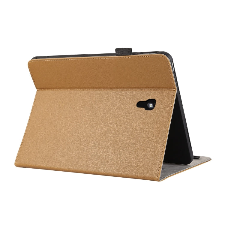 For Samsung Galaxy Tab A 10.5 / T590 Litchi Texture Leather Sucker Tablet Case(Brown) by bashfashion