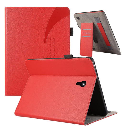 For Samsung Galaxy Tab A 10.5 / T590 Litchi Texture Leather Sucker Tablet Case(Red) by bashfashion
