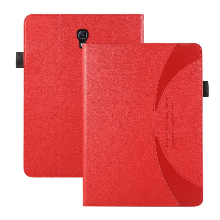 For Samsung Galaxy Tab A 10.5 / T590 Litchi Texture Leather Sucker Tablet Case(Red) by bashfashion