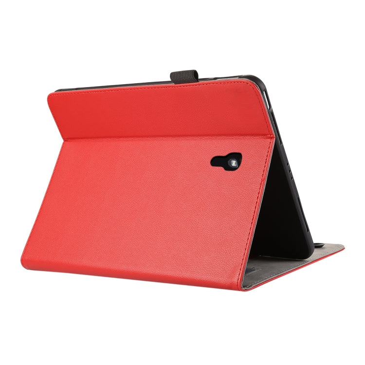 For Samsung Galaxy Tab A 10.5 / T590 Litchi Texture Leather Sucker Tablet Case(Red) by bashfashion
