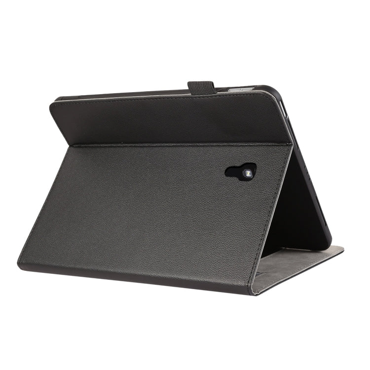 For Samsung Galaxy Tab A 10.5 / T590 Litchi Texture Leather Sucker Tablet Case(Black) by bashfashion