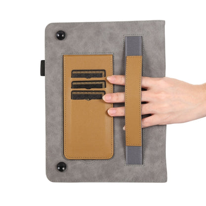 For Samsung Galaxy Tab S5e T720 Litchi Texture Leather Sucker Tablet Case(Brown) by bashfashion