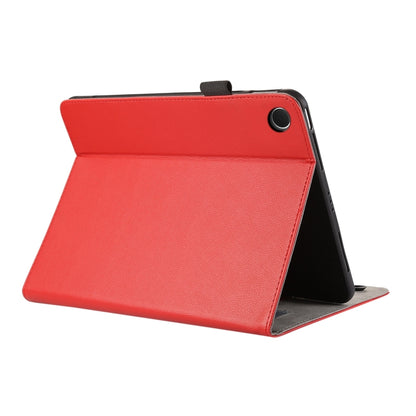 For Samsung Galaxy Tab A8 Litchi Texture Leather Sucker Tablet Case(Red) by bashfashion