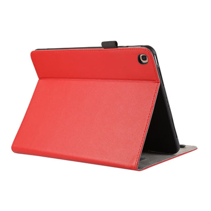 For Samsung Galaxy Tab A 10.1 2019 T510 Litchi Texture Leather Sucker Tablet Case(Red) by bashfashion