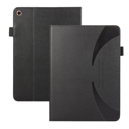 For Samsung Galaxy Tab A 10.1 2019 T510 Litchi Texture Leather Sucker Tablet Case(Black) by bashfashion