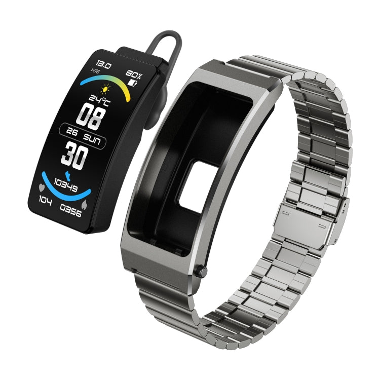 K7 1.14 inch TFT Screen Smart Call Bracelet, BT Call / Heart Rate / Blood Pressure / Blood Oxygen, Strap:Steel Strap(Tarnish) by bashfashion