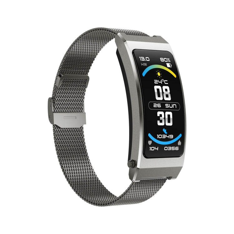 K7 1.14 inch TFT Screen Smart Call Bracelet, BT Call / Heart Rate / Blood Pressure / Blood Oxygen, Strap:Milanese Steel Strap(Tarnish) by bashfashion