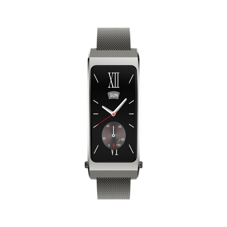 K7 1.14 inch TFT Screen Smart Call Bracelet, BT Call / Heart Rate / Blood Pressure / Blood Oxygen, Strap:Milanese Steel Strap(Tarnish) by bashfashion
