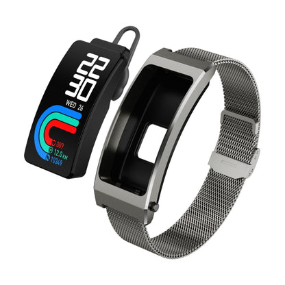 K7 1.14 inch TFT Screen Smart Call Bracelet, BT Call / Heart Rate / Blood Pressure / Blood Oxygen, Strap:Milanese Steel Strap(Tarnish) by bashfashion