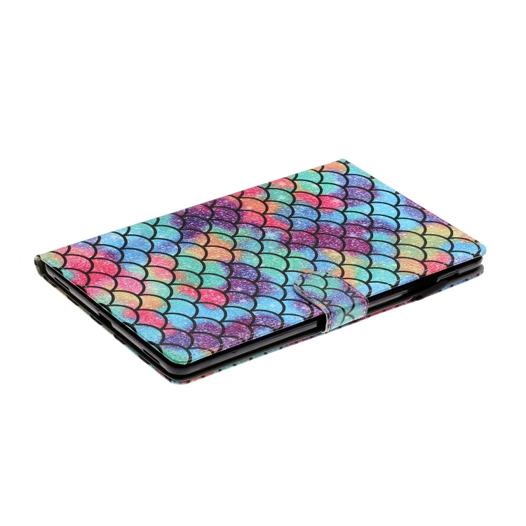 For Samsung Galaxy Tab A8.0 (2019) T290 Colored Drawing Pattern Horizontal Flip PU Leather Case with Holder & Card Slot(Diamond) by bashfashion
