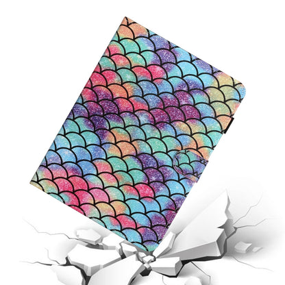 For Samsung Galaxy Tab A8.0 (2019) T290 Colored Drawing Pattern Horizontal Flip PU Leather Case with Holder & Card Slot(Diamond) by bashfashion