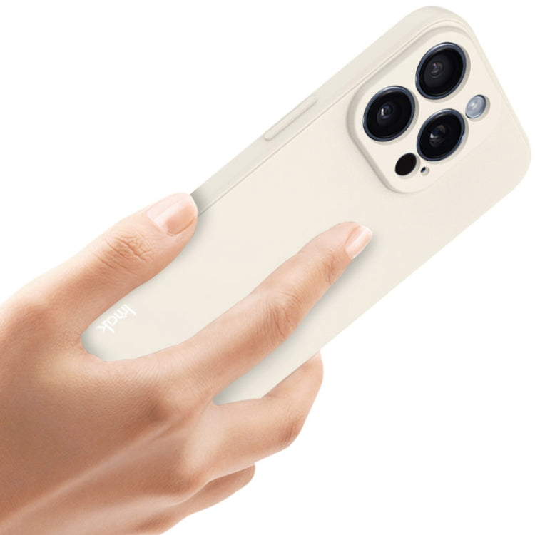 For iPhone 15 Pro Max imak UC-4 Series Straight Edge TPU Phone Case(White) by imak