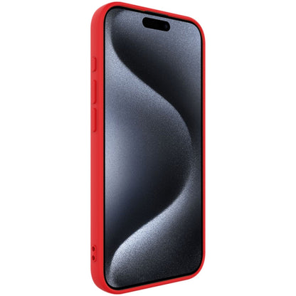 For iPhone 15 Pro Max imak UC-4 Series Straight Edge TPU Phone Case(Red) by imak