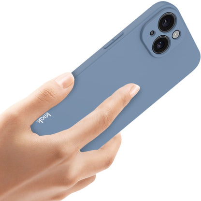 For iPhone 15 Plus imak UC-4 Series Straight Edge TPU Phone Case(Grey) by imak