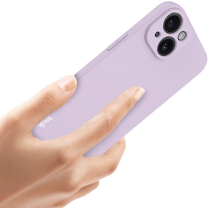 For iPhone 15 Plus imak UC-4 Series Straight Edge TPU Phone Case(Purple) by imak