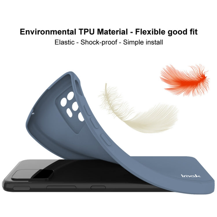 For iPhone 15 Plus imak UC-4 Series Straight Edge TPU Phone Case(White) by imak