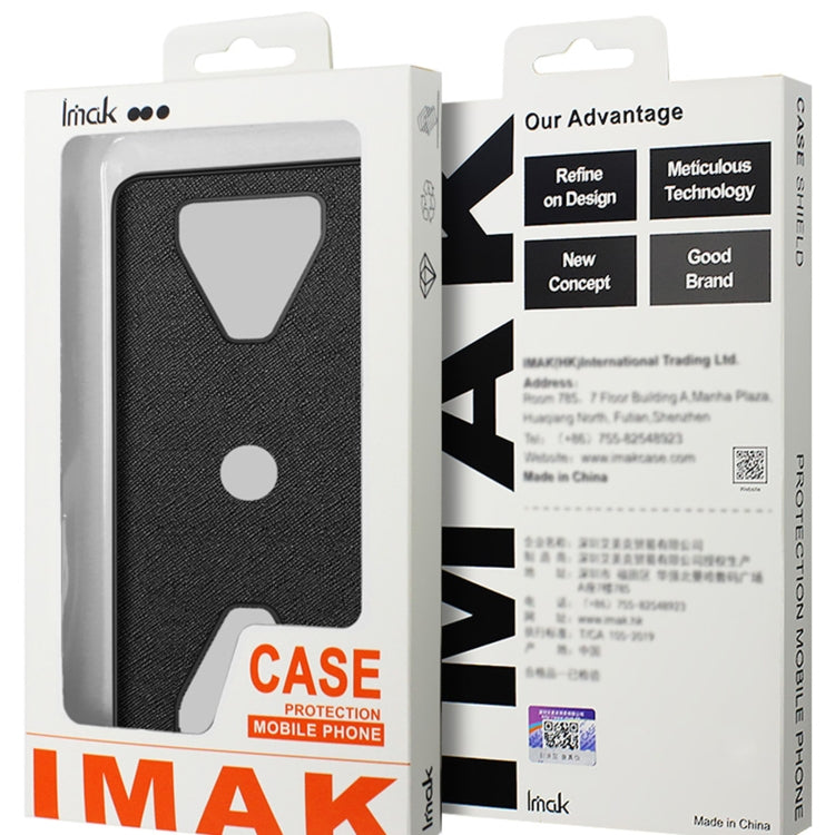 For iPhone 15 Plus IMAK LX-5 Series Shockproof PC + PU + TPU Protective Phone Case(Carbon Fiber Texture) by imak