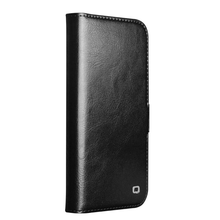 For iPhone 17 QIALINO Classic 103 Buckle Genuine Leather Phone Case(Black) by QIALINO