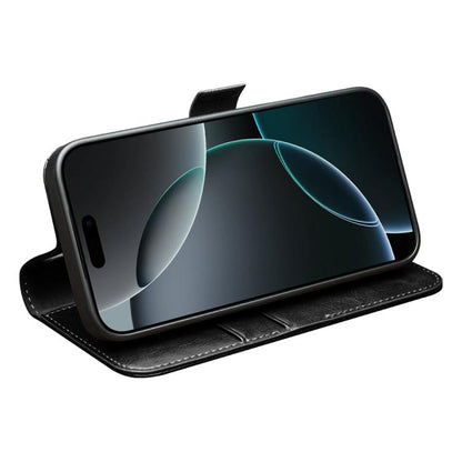 For iPhone 17 Pro QIALINO Classic 103 Buckle Genuine Leather Phone Case(Black) by QIALINO