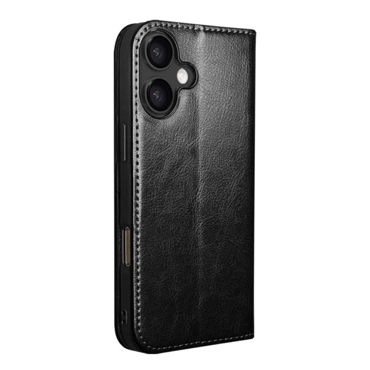 For iPhone 17 QIALINO Classic Genuine Leather Phone Case(Black) by QIALINO