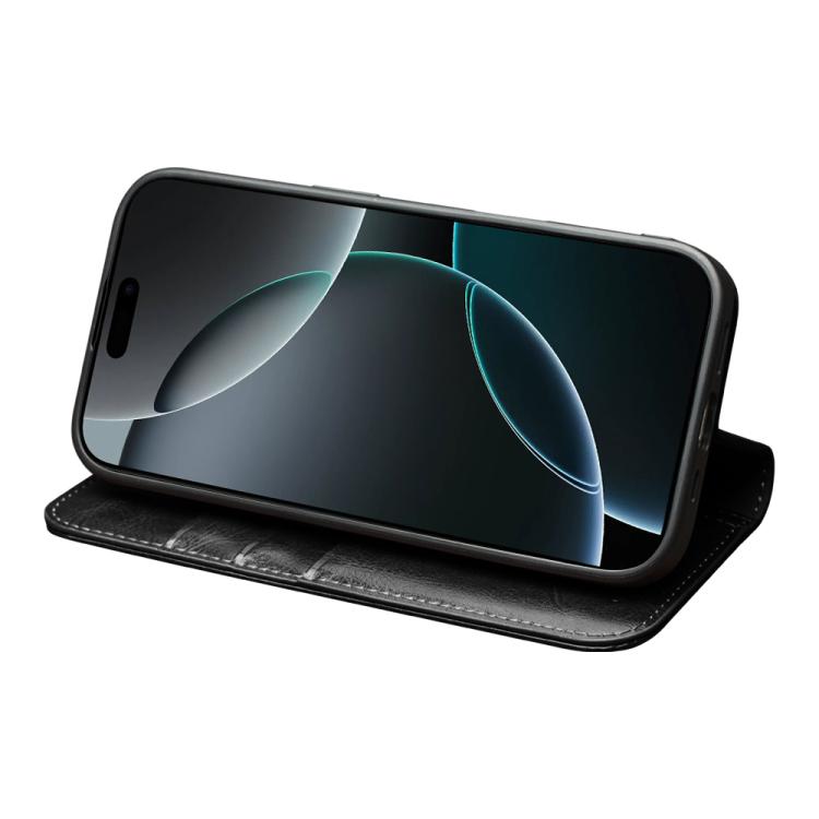For iPhone 17 QIALINO Classic Genuine Leather Phone Case(Black) by QIALINO