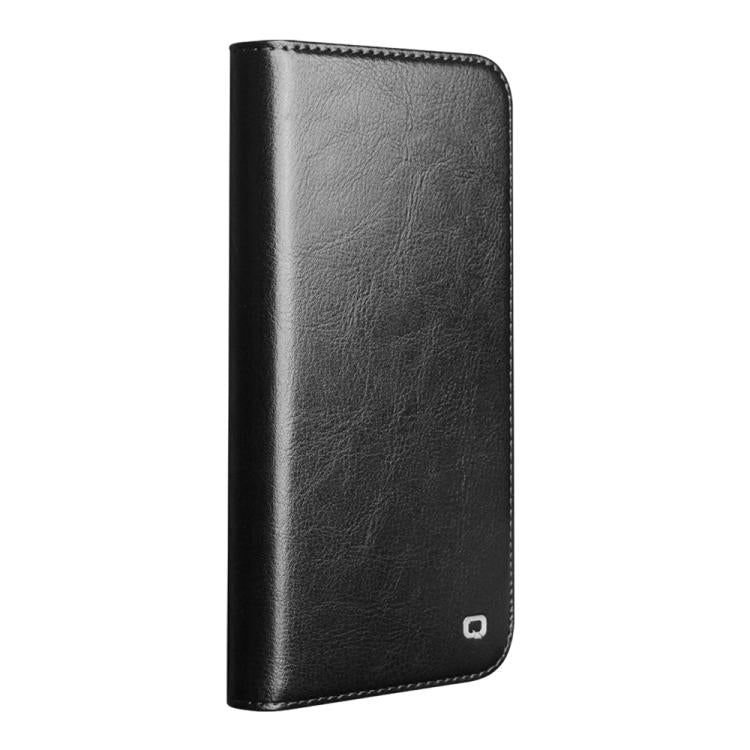 For iPhone 17 Air QIALINO Classic Genuine Leather Phone Case(Black) by QIALINO