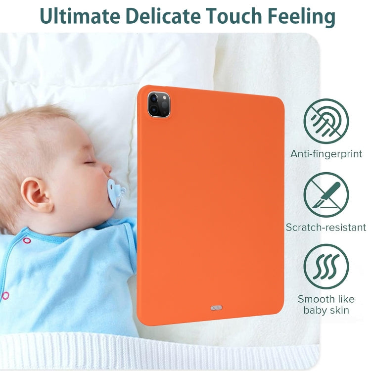 For iPad 2025 / 2022 Oil Spray Skin-friendly TPU Tablet Case(Orange) by bashfashion