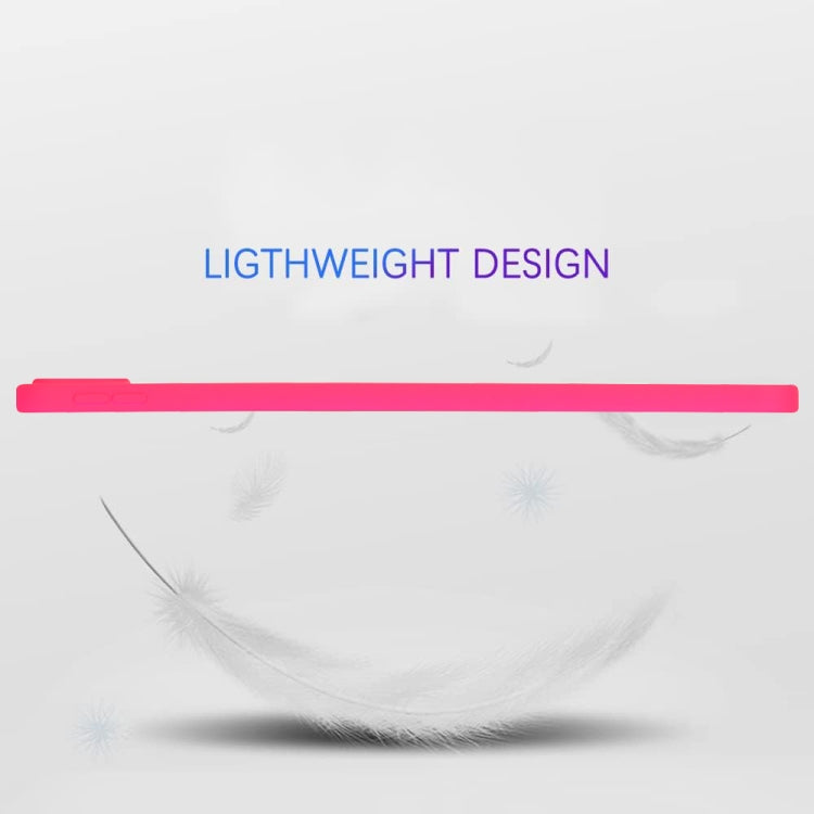 For iPad Air 11 2024 / 2025 Oil Spray Skin-friendly TPU Tablet Case(Rose Red) by bashfashion