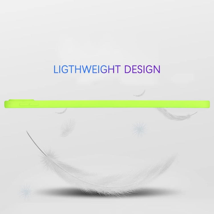 For iPad Pro 11 2025 / 2024 Oil Spray Skin-friendly TPU Tablet Case(Fluorescent Green) by bashfashion