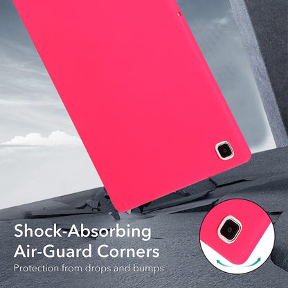 For Samsung Galaxy Tab A 8.0 2019 / T290 Oil Spray Skin-friendly TPU Tablet Case(Rose Red) by bashfashion