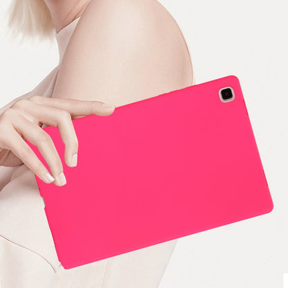 For Samsung Galaxy Tab A 8.0 2019 / T290 Oil Spray Skin-friendly TPU Tablet Case(Rose Red) by bashfashion