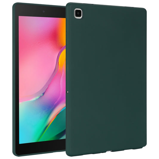 For Samsung Galaxy Tab A 8.0 2019 / T290 Oil Spray Skin-friendly TPU Tablet Case(Deep Green) by bashfashion