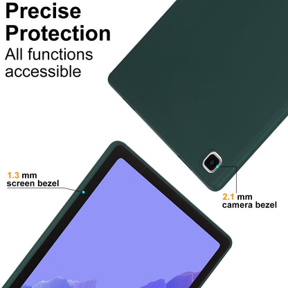 For Samsung Galaxy Tab A 8.0 2019 / T290 Oil Spray Skin-friendly TPU Tablet Case(Deep Green) by bashfashion