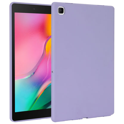 For Samsung Galaxy Tab A 8.0 2019 / T290 Oil Spray Skin-friendly TPU Tablet Case(Purple) by bashfashion