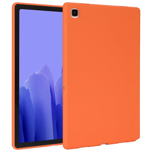 For Samsung Galaxy Tab A7 2020 / T500 Oil Spray Skin-friendly TPU Tablet Case(Orange) by bashfashion