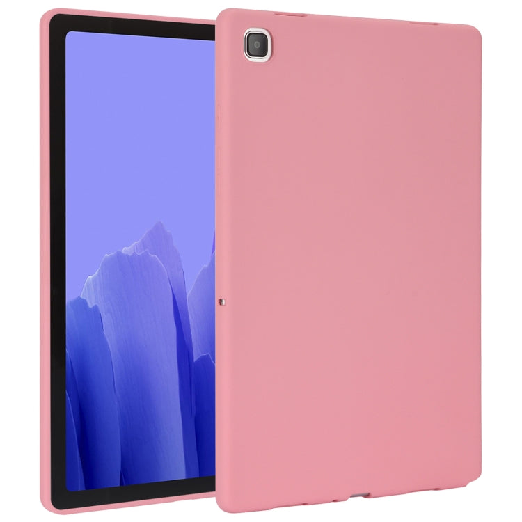 For Samsung Galaxy Tab A7 2020 / T500 Oil Spray Skin-friendly TPU Tablet Case(Pink) by bashfashion