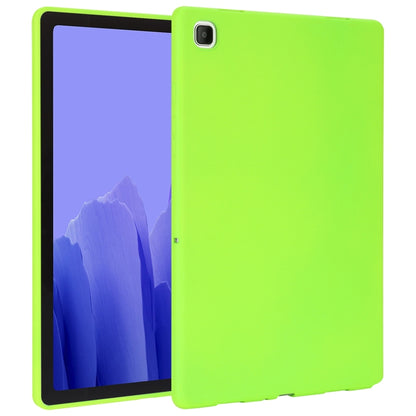 For Samsung Galaxy Tab A7 2020 / T500 Oil Spray Skin-friendly TPU Tablet Case(Fluorescent Green) by bashfashion