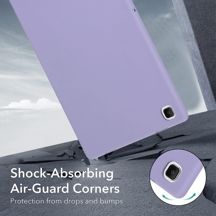 For Samsung Galaxy Tab A7 2020 / T500 Oil Spray Skin-friendly TPU Tablet Case(Purple) by bashfashion