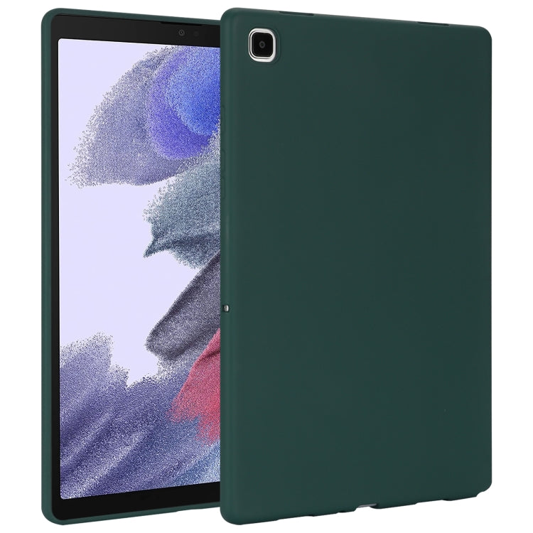 For Samsung Galaxy Tab A7 Lite / T220 Oil Spray Skin-friendly TPU Tablet Case(Deep Green) by bashfashion