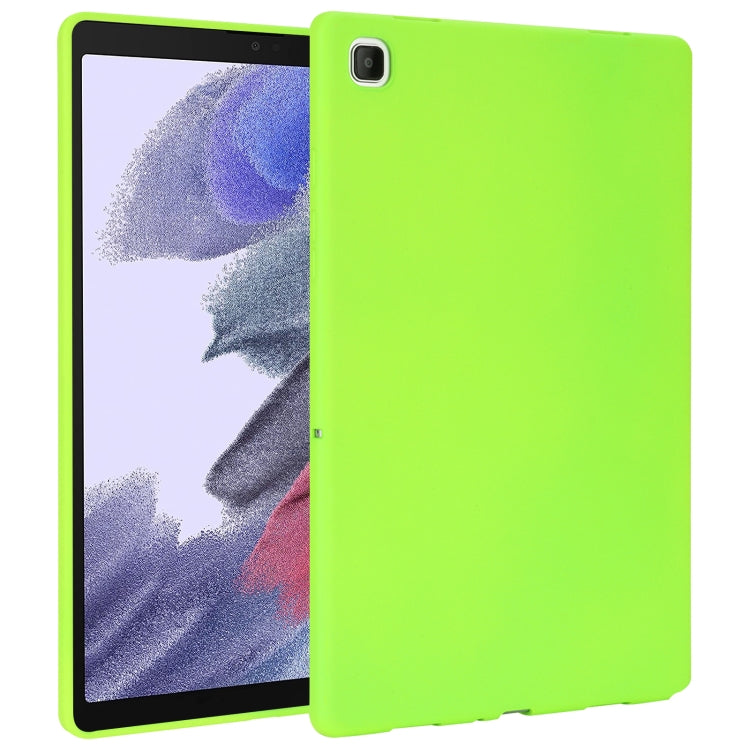 For Samsung Galaxy Tab A7 Lite / T220 Oil Spray Skin-friendly TPU Tablet Case(Fluorescent Green) by bashfashion