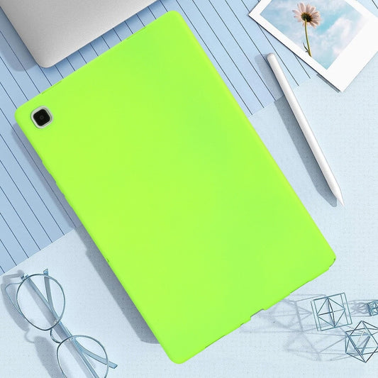 For Samsung Galaxy Tab A7 Lite / T220 Oil Spray Skin-friendly TPU Tablet Case(Fluorescent Green) by bashfashion