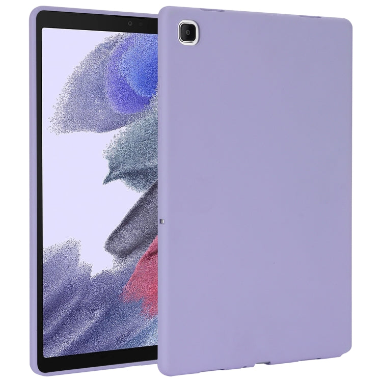 For Samsung Galaxy Tab A7 Lite / T220 Oil Spray Skin-friendly TPU Tablet Case(Purple) by bashfashion