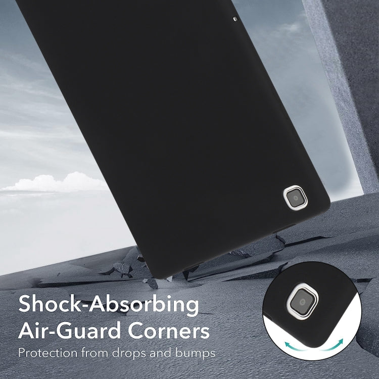 For Samsung Galaxy Tab S6 Lite P610 Oil Spray Skin-friendly TPU Tablet Case(Black) by bashfashion