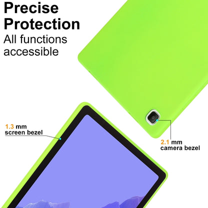 For Samsung Galaxy Tab A8 X200 Oil Spray Skin-friendly TPU Tablet Case(Fluorescent Green) by bashfashion