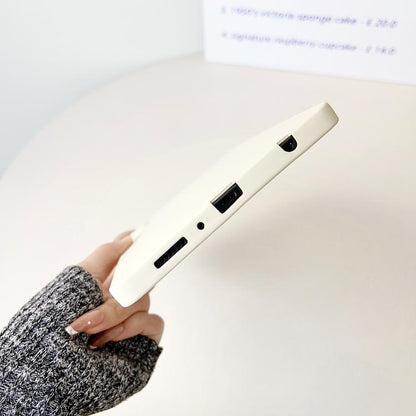 For Samsung Galaxy Tab A9 2023 X110-X115 Oil Spray Skin-friendly TPU Tablet Case(Orange) by bashfashion