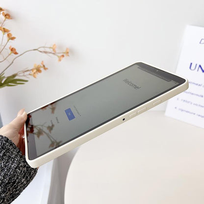 For Samsung Galaxy Tab A9 2023 X110-X115 Oil Spray Skin-friendly TPU Tablet Case(Pink) by bashfashion