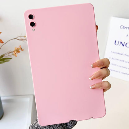 For Samsung Galaxy Tab S9+ / S9 FE+ / S10+ Oil Spray Skin-friendly TPU Tablet Case(Pink) by bashfashion